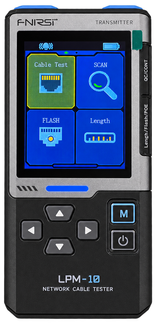 FNIRSI transmitter showing screen 1